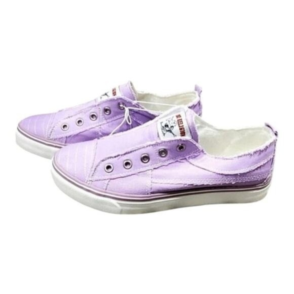 True‎ Religion Korey Purple Canvas Slip On Sneakers Shoes Women's Size 7 New